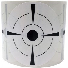3" White Target Stickers